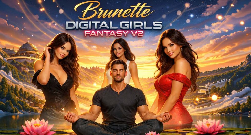 Brunette Digital Girls Fantasy V2 (Silent Bliss Engine V8c)