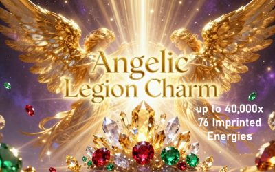Angelic Legion Charm up to 40,000x – 76 Imprinted Energies – Silent Bliss VRX 25000 Ultra